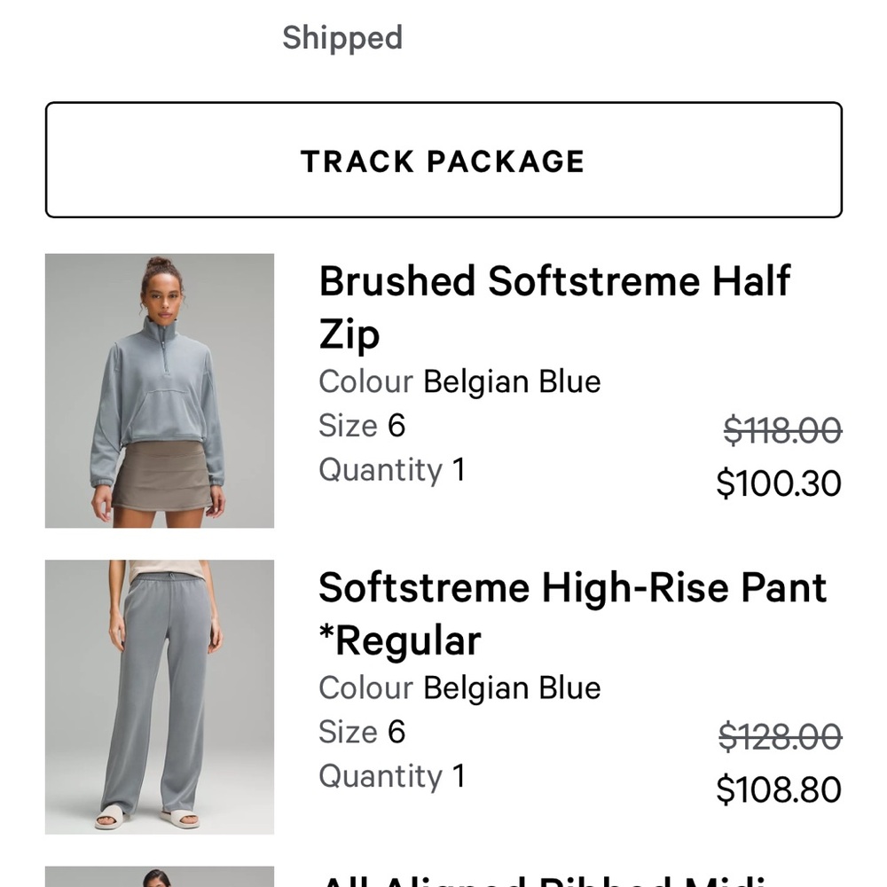 Lululemon Brushed Softstreme 2 piece set. EUC - Picture 5 of 5